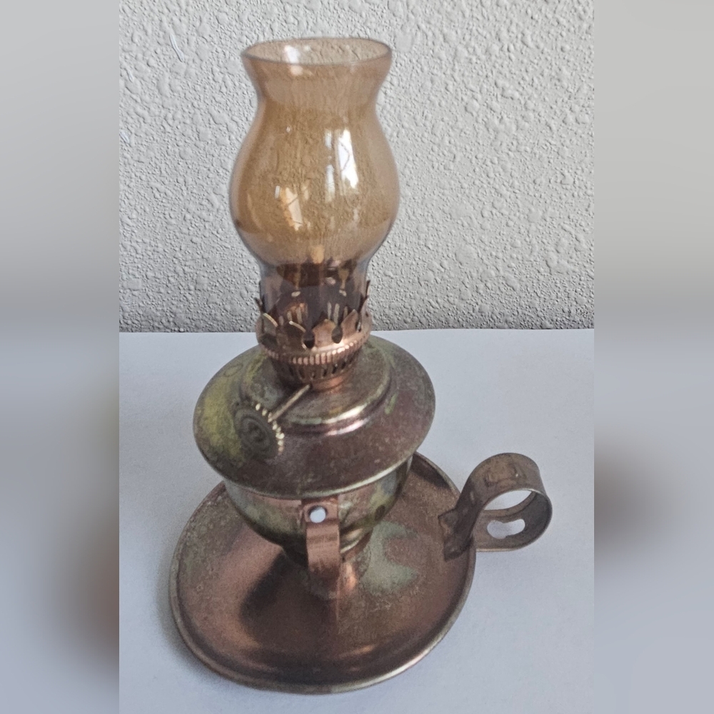 Vintage Swivel Finger Mini Oil Lamp